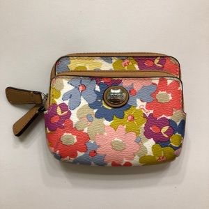 Floral Coach Wallet